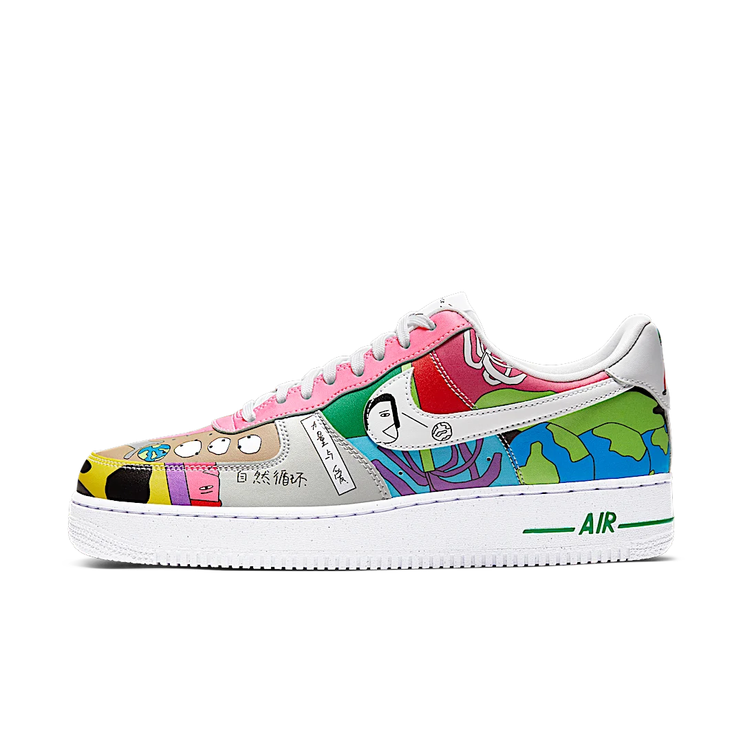 Nike Air Force 1 Flyleather Ruohan Wang, Multi-Color/Multi-Color (CZ3990-900)