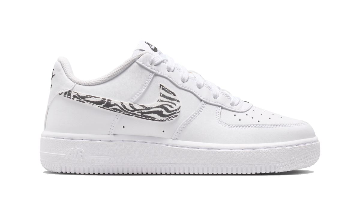 Nike Air Force 1 GS Zebra Swoosh