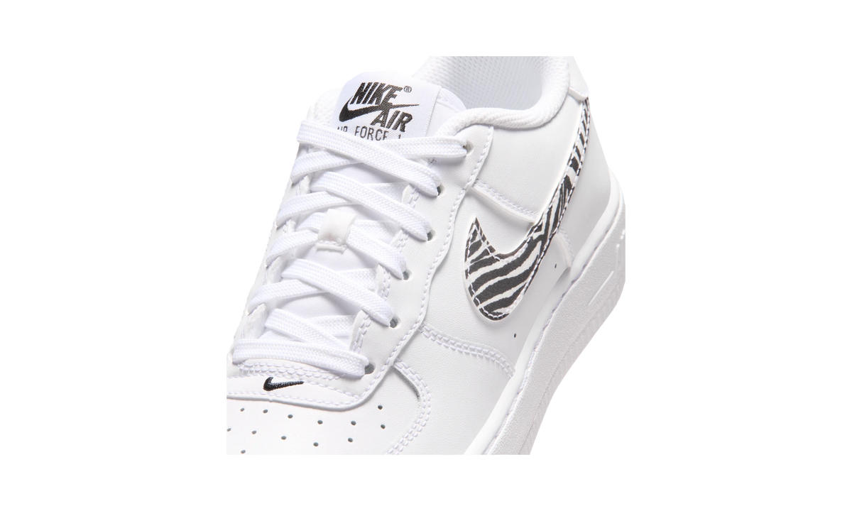 Nike Air Force 1 GS Zebra Swoosh