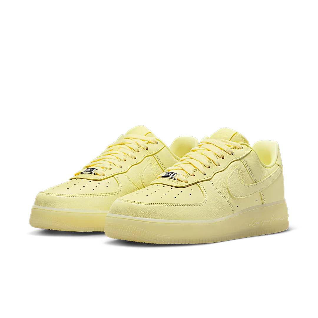 Nike Air Force 1 Low Drake NOCTA Certified Lover Boy Citron Tint, Citron Tint/Cobalt Tint/Metallic Silver (CZ8065-800)