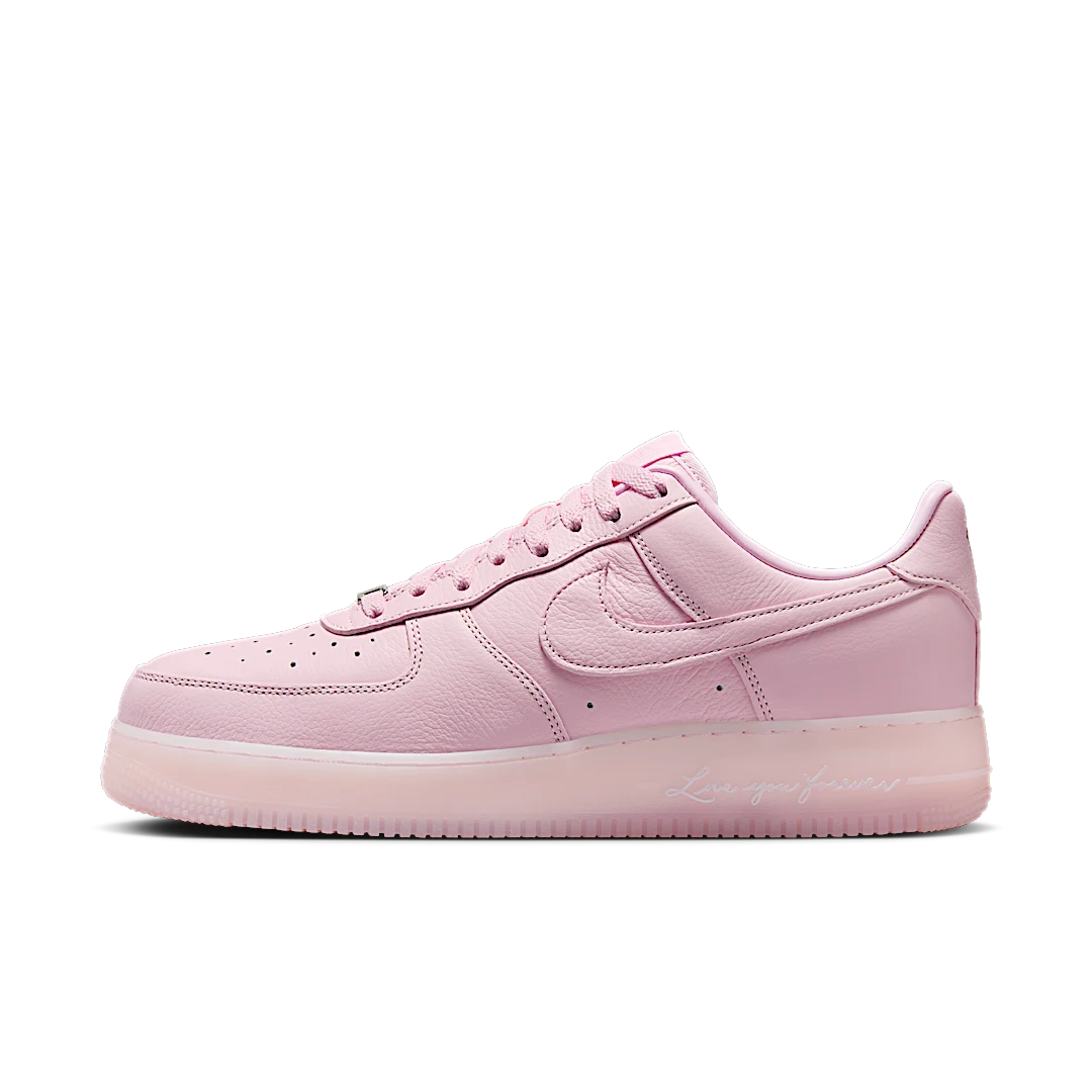 Nike Air Force 1 Low Drake NOCTA Certified Lover Boy Pink Foam, Pink Foam/Cobalt Tint/Metallic Silver (CZ8065-600)