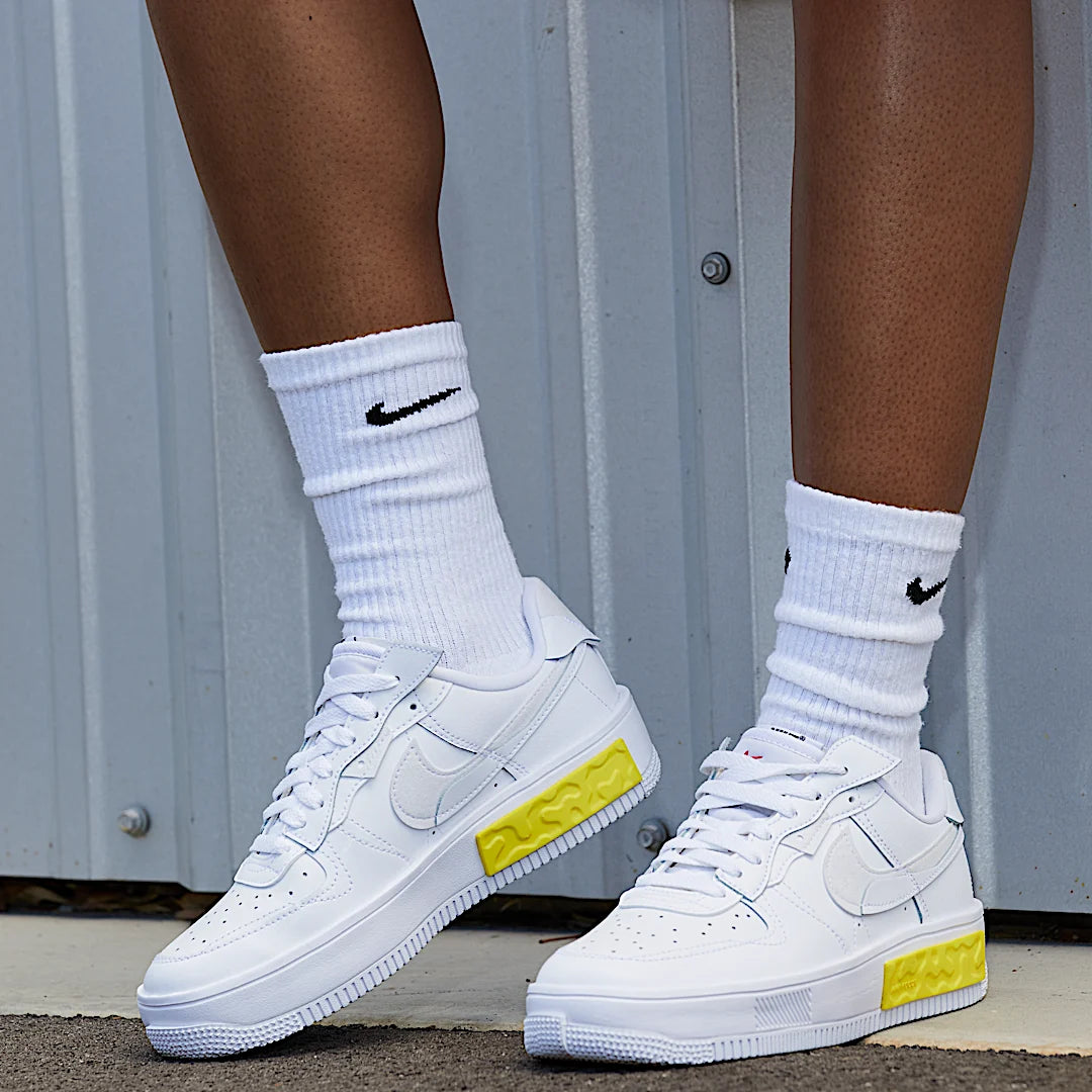 Nike Air Force 1 Low Fontanka Summit White Opti Yellow, White/Photon Dust/Opti Yellow/Summit White (DA7024-101)