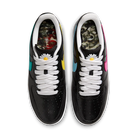 Nike Air Force 1 Low G-Dragon Peaceminusone Para-Noise 3.0, Black/New Emerald/Pinkfire/Tour Yellow/Blue Gale (AQ3692-004)