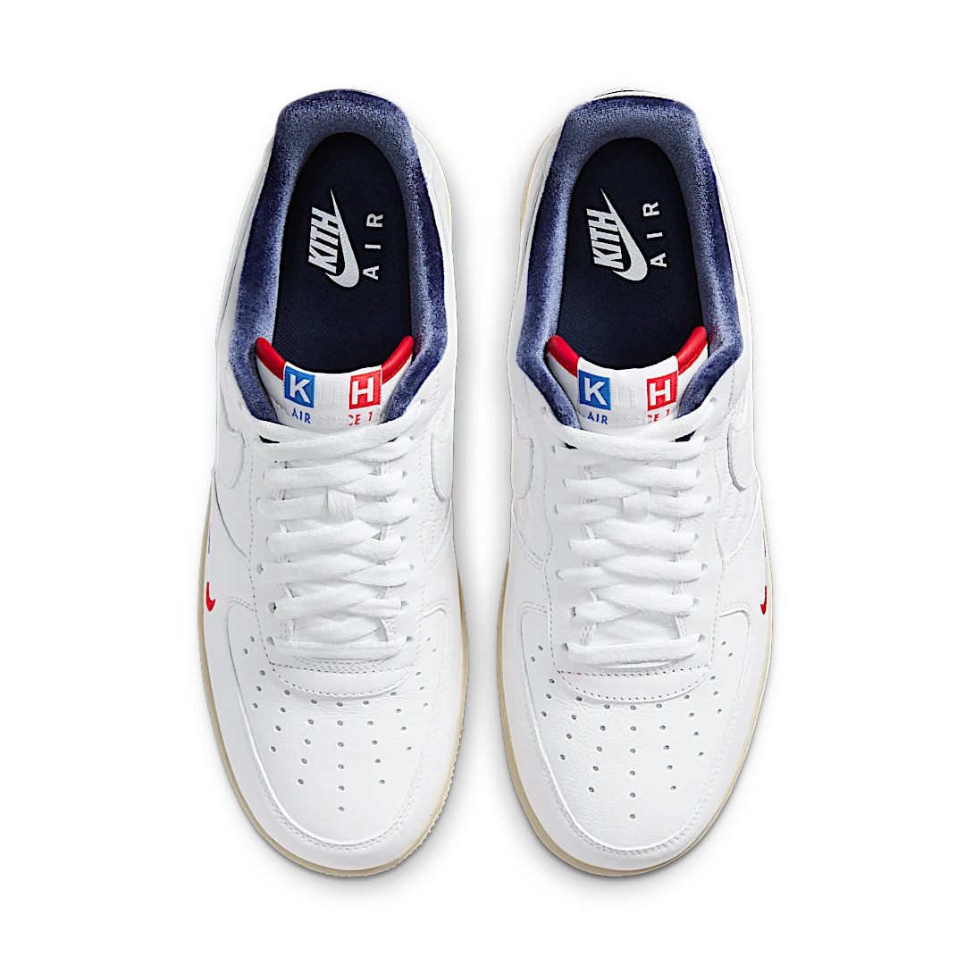 Nike Air Force 1 Low Kith Paris, White/Red-Navy (CZ7927-100)