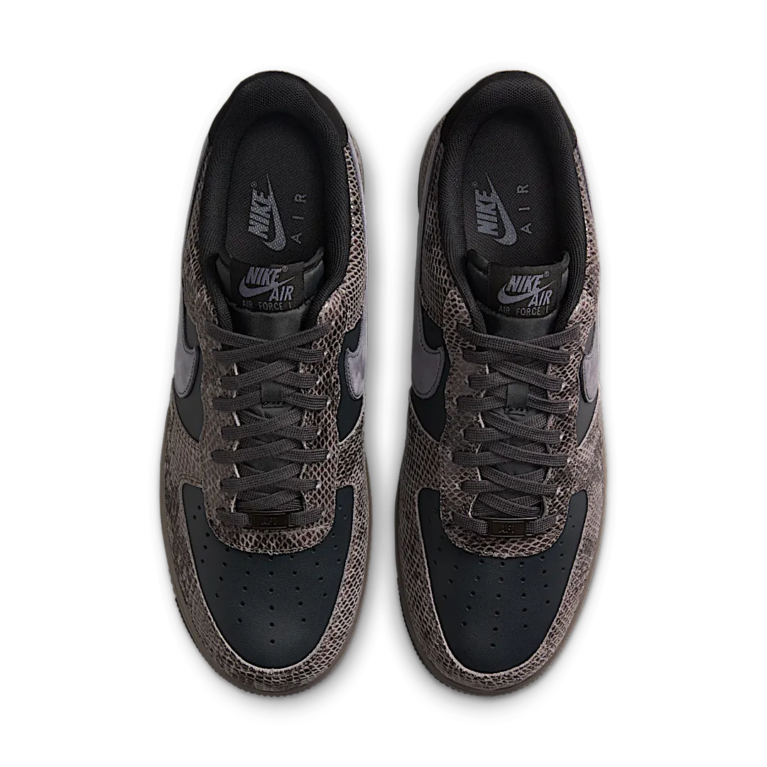 Nike Air Force 1 Low Off Noir Snakeskin, Off Noir/Light Carbon-Black (HF2898-001)