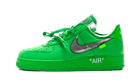 Nike Air Force 1 Low Off-White Brooklyn, Light Green Spark/Metallic Silver-Light Green Spark (DX1419-300)