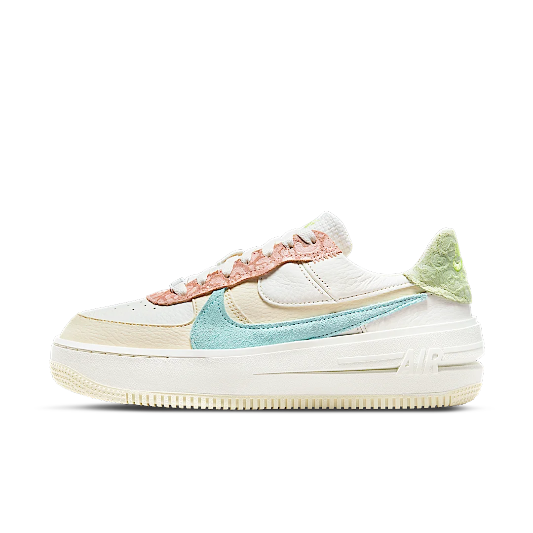 Nike Air Force 1 Low PLT.AF.ORM Pastel Leopard, Sail/Honeydew/Arctic Orange/Copa (DX2671-100)