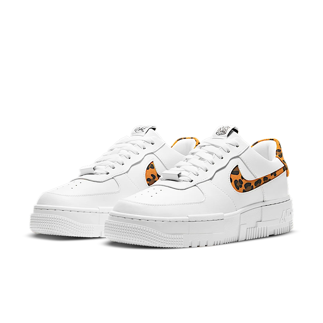 Nike Air Force 1 Low Pixel SE White Leopard, White/White-White-White (CV8481-100)