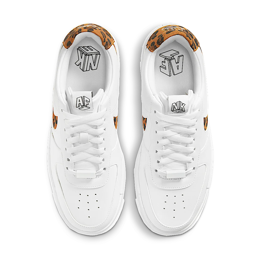 Nike Air Force 1 Low Pixel SE White Leopard, White/White-White-White (CV8481-100)