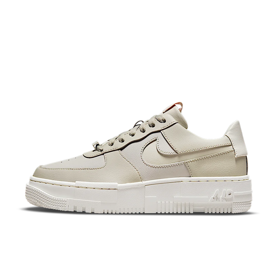 Nike Air Force 1 Low Pixel Stone Bone Summit White, Light Stone/Summit White-Pale Coral-Light Bone (CK6649-104)