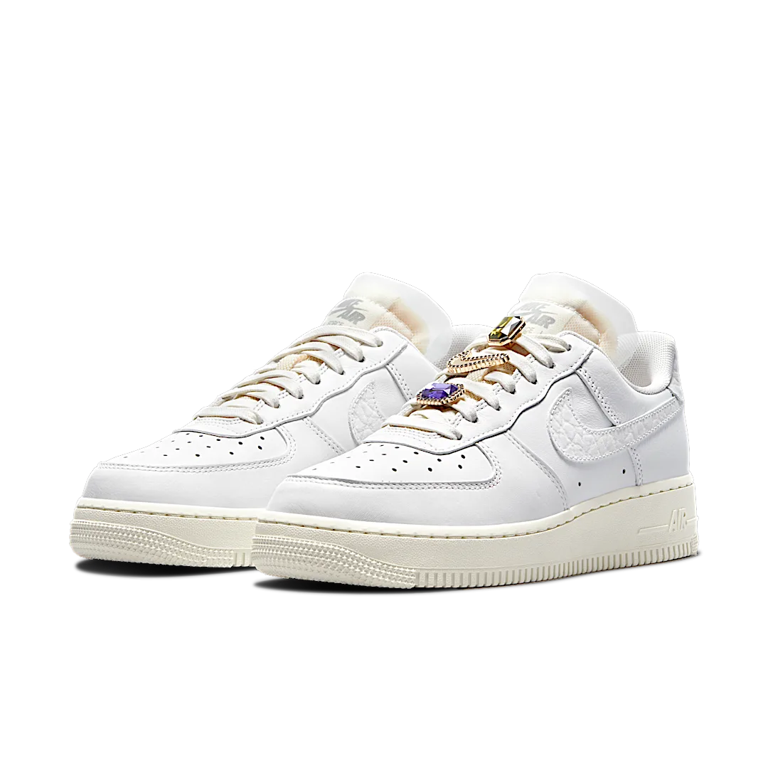 Nike Air Force 1 Low Prm Jewels White, Summit White/Summit White-Sea Glass (DN5463-100)