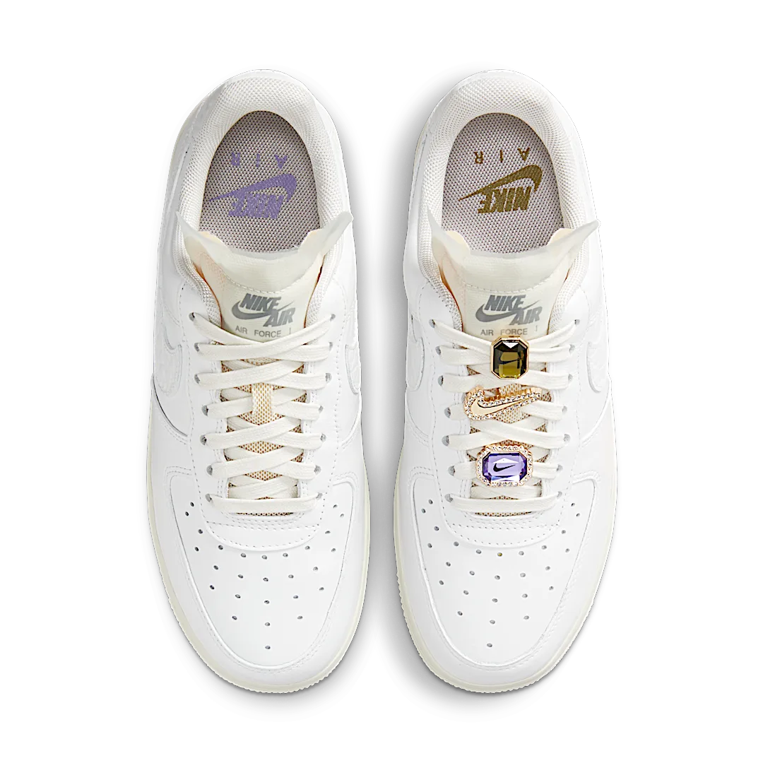 Nike Air Force 1 Low Prm Jewels White, Summit White/Summit White-Sea Glass (DN5463-100)