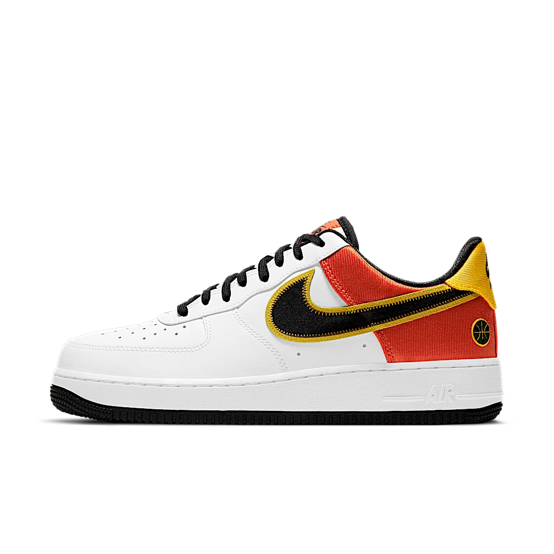 Nike Air Force 1 Low Raygun, White/Black-Orange Flash-Amarillo (CU8070-100)