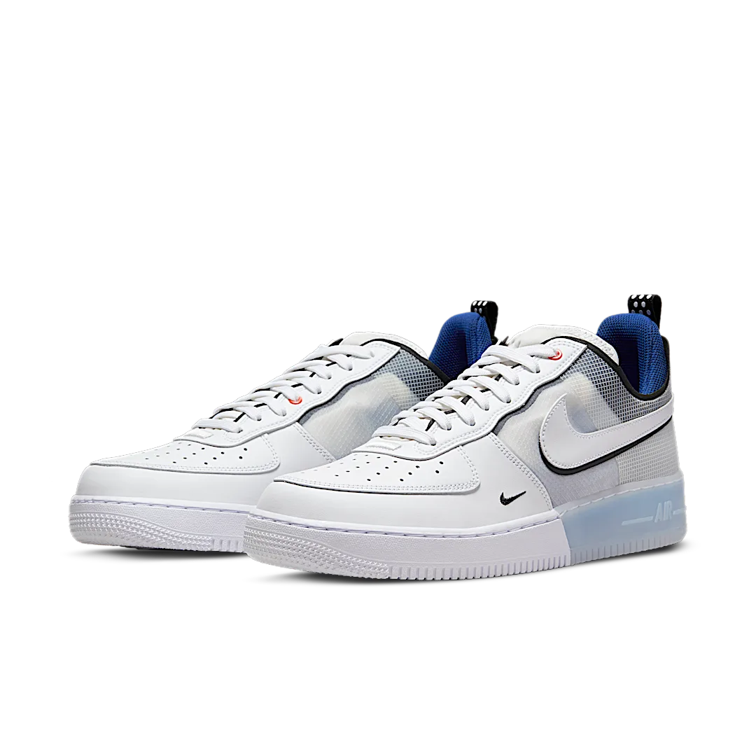 Nike Air Force 1 Low React Split White Photo Blue, White/White-Light Photo Blue (DH7615-101)