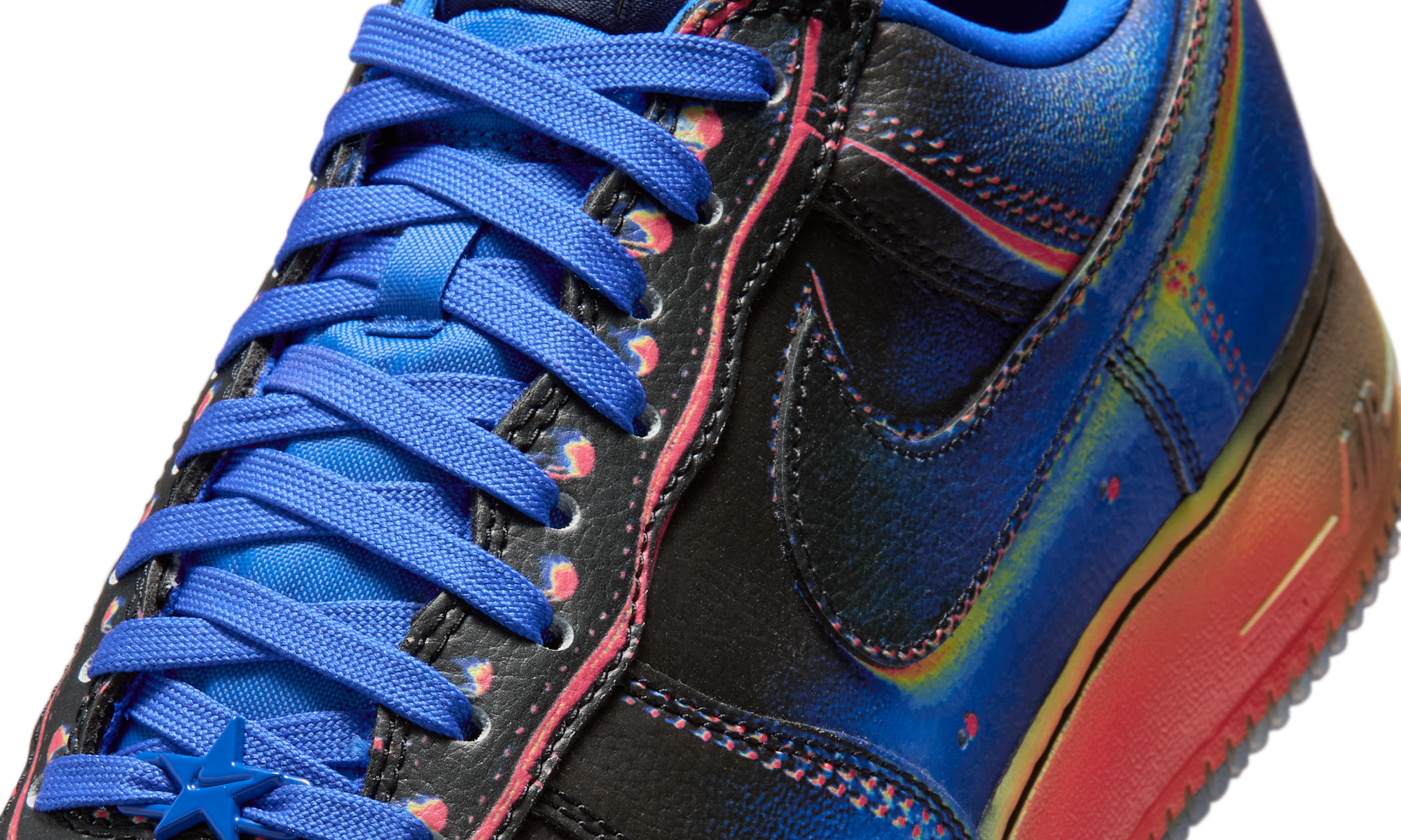 Nike Air Force 1 Low Retro Heat Map Black Racer Blue