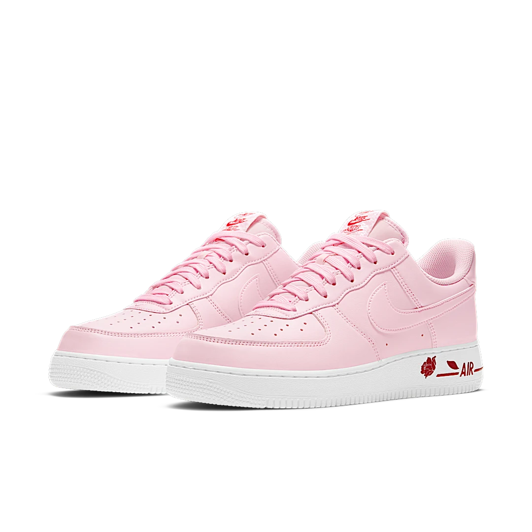 Nike Air Force 1 Low Rose Pink, Pink Foam/White/University Red-Pine Green (CU6312-600)