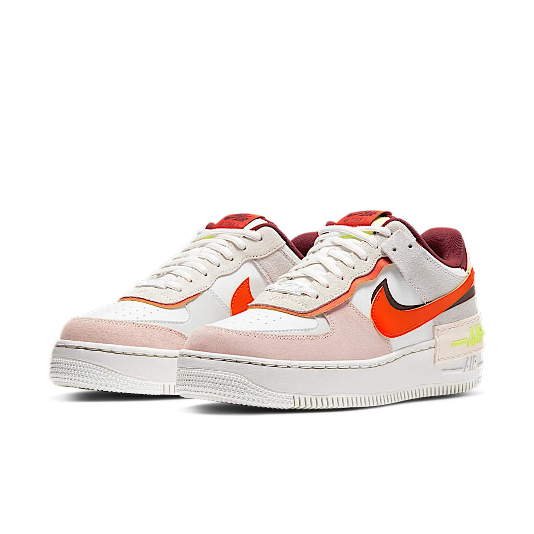 Nike Air Force 1 Low Shadow Orange Pearl, Team Red/Orange-Orange Pearl-Volt (CU8591-600)