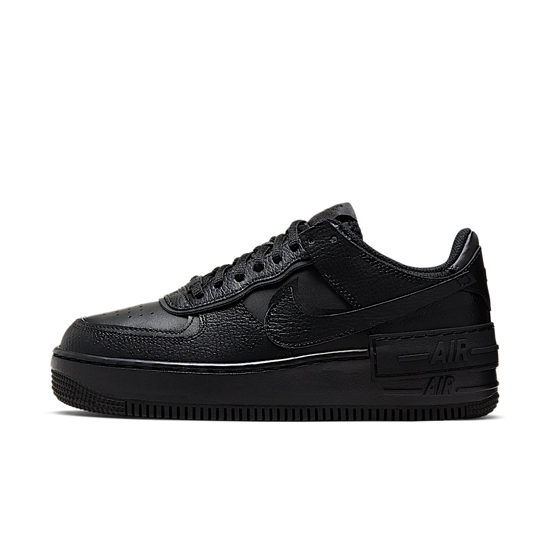 Nike Air Force 1 Low Shadow Triple Black, Black/Black-Black (CI0919-001)