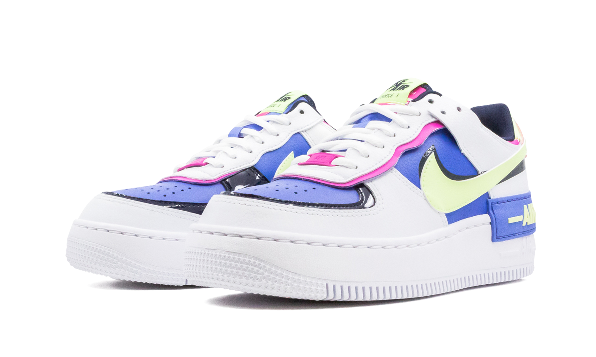 Nike Air Force 1 Low Shadow White Sapphire Barely Volt