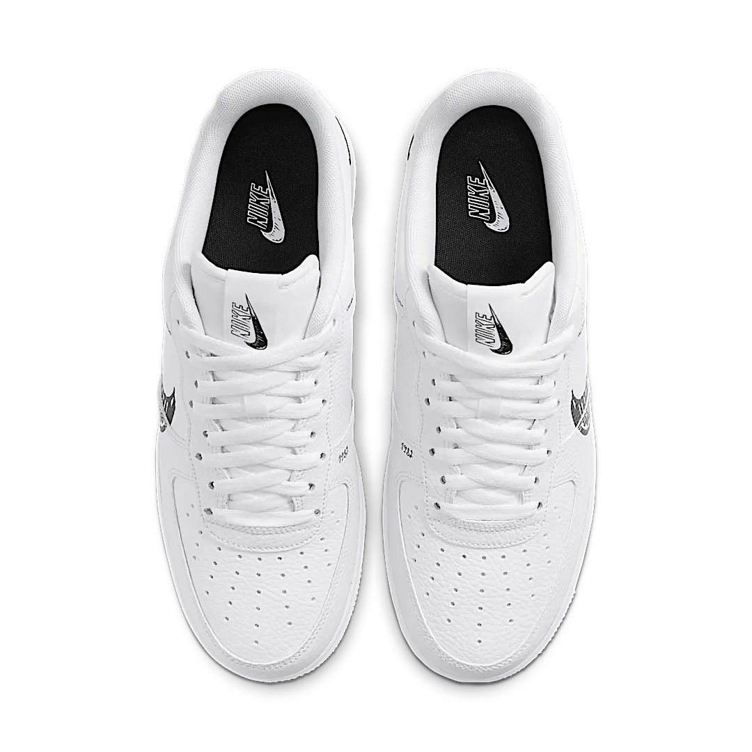 Nike Air Force 1 Low Sketch White Black, White/Black-White (CW7581-101)