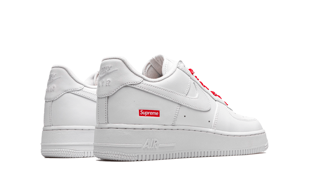 White hot sale supreme sneakers