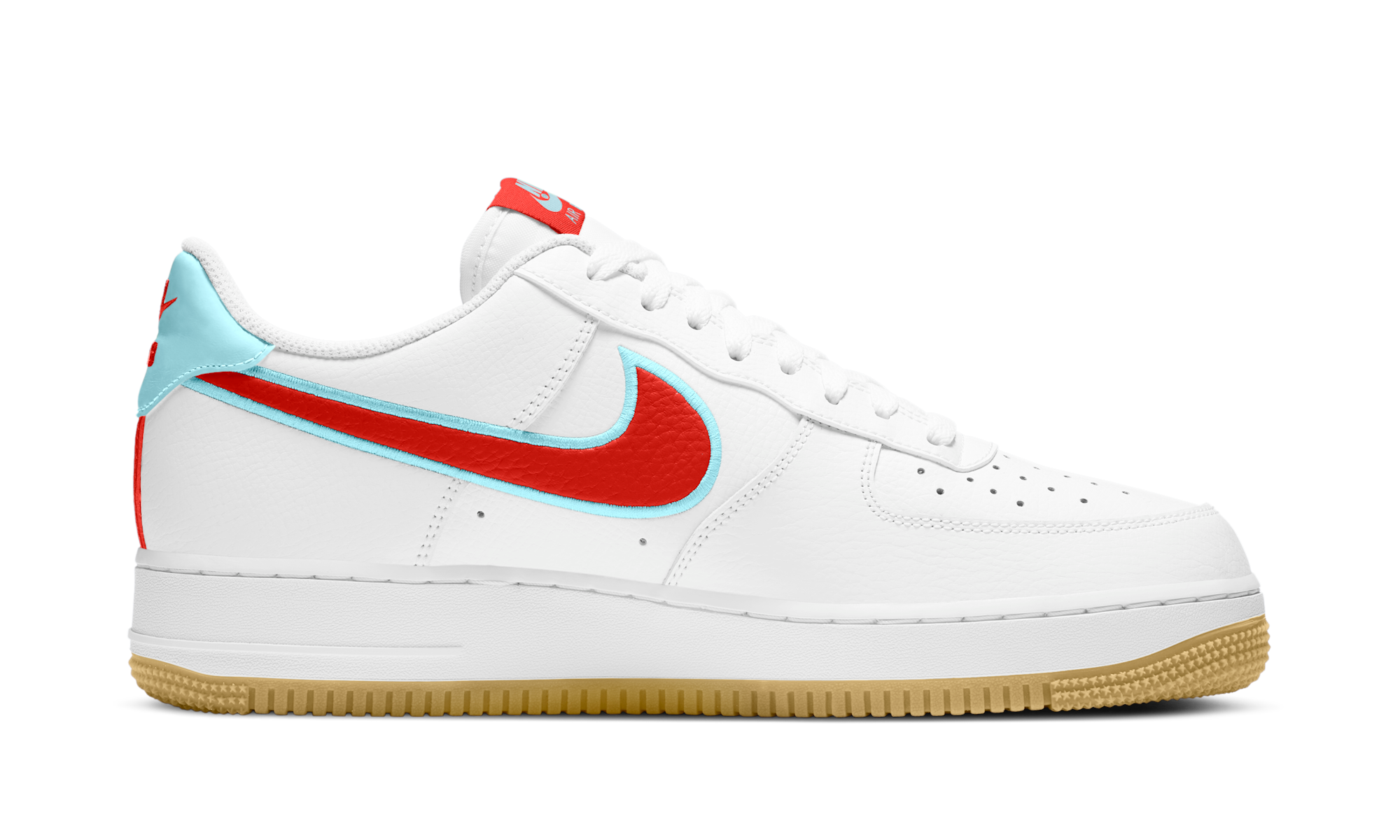 Nike Air Force 1 Low White Chile Red Glacier Ice