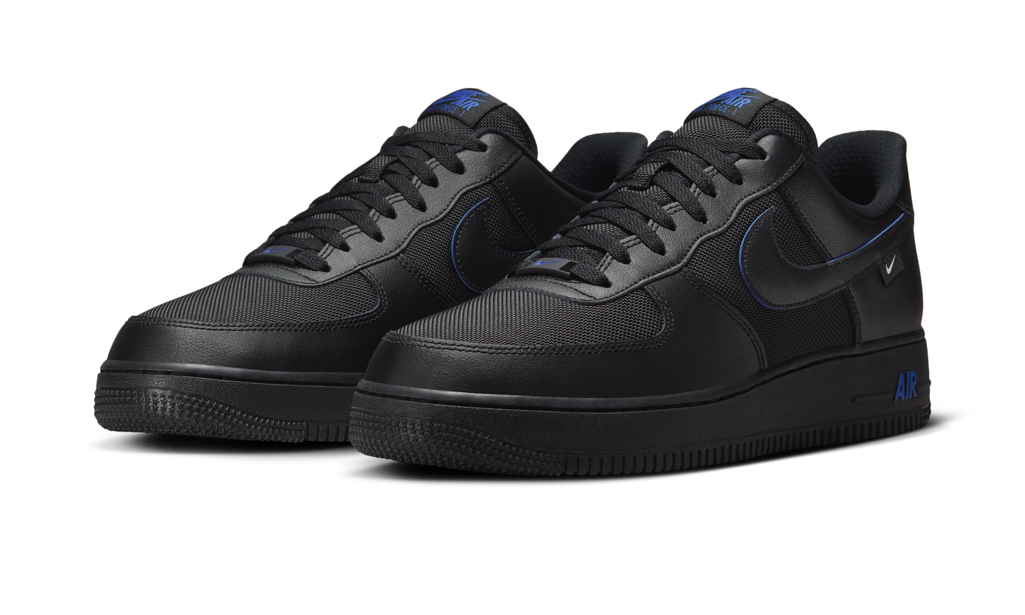 Nike Air Force 1 Low '07 Black Astronomy Blue