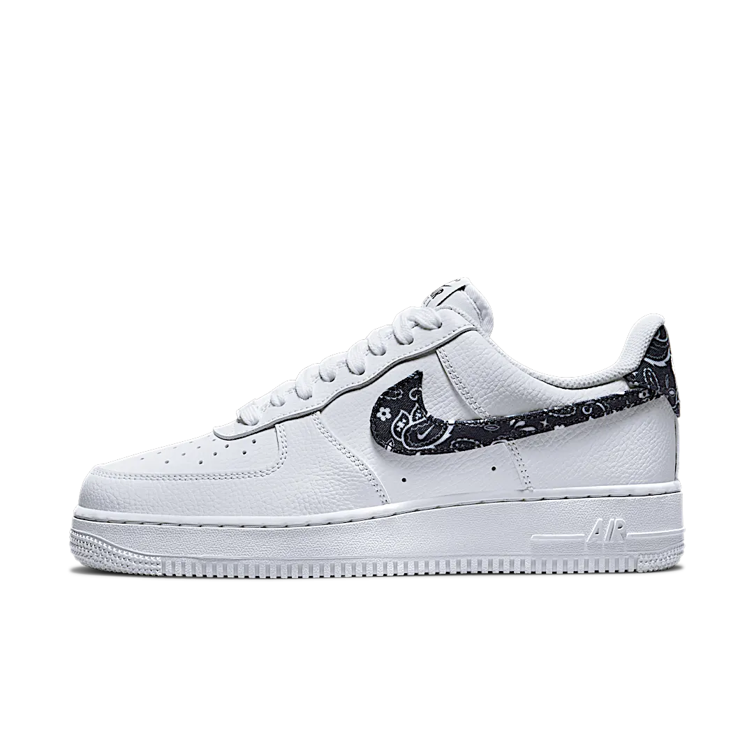 Nike Air Force 1 Low '07 Essential White Black Paisley, White/Black-White (DH4406-101)