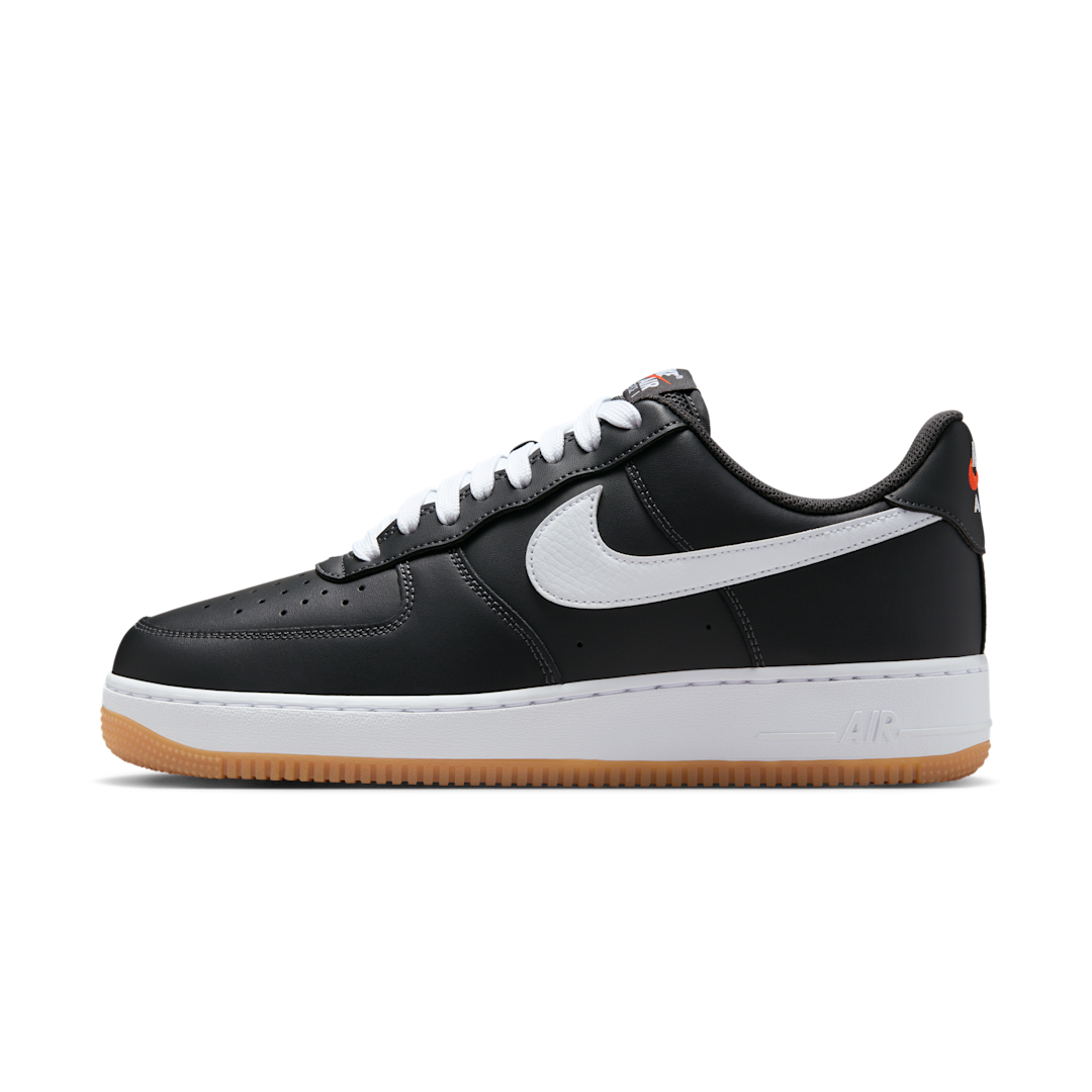 Nike Air Force 1 Low '07 LV8 Anthracite Gum, Anthracite/Gum Yellow/Safety Orange/White (II7630-001)