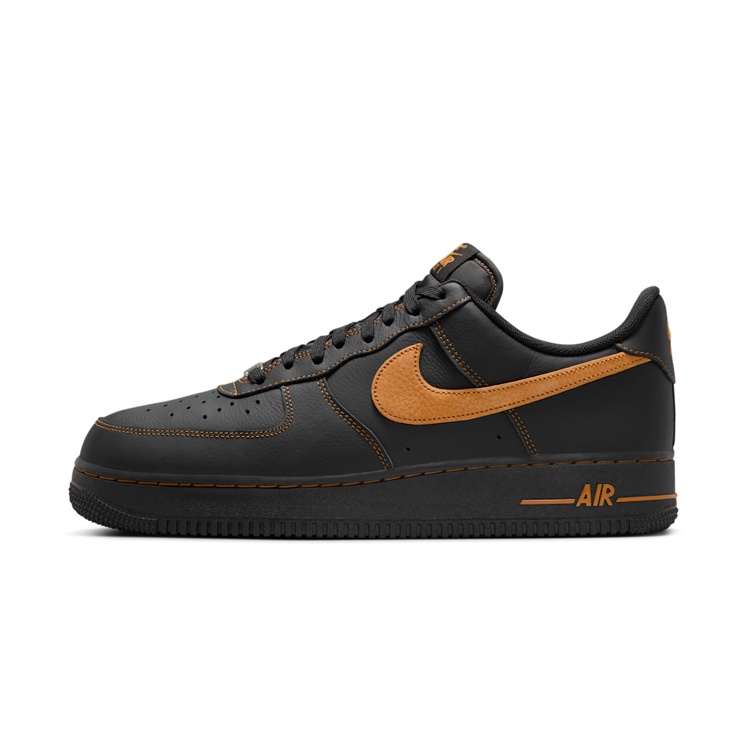 Nike Air Force 1 Low '07 LV8 Black Desert Ochre, Black/Desert Ochre (HQ2037-003 / II0512-001)