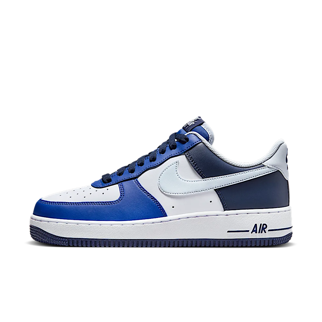 Nike Air Force 1 Low '07 LV8 Game Royal Navy, White/Football Grey/Game Royal/Midnight Navy (FQ8825-100)