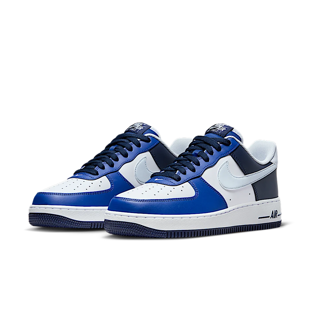 Nike Air Force 1 Low '07 LV8 Game Royal Navy, White/Football Grey/Game Royal/Midnight Navy (FQ8825-100)