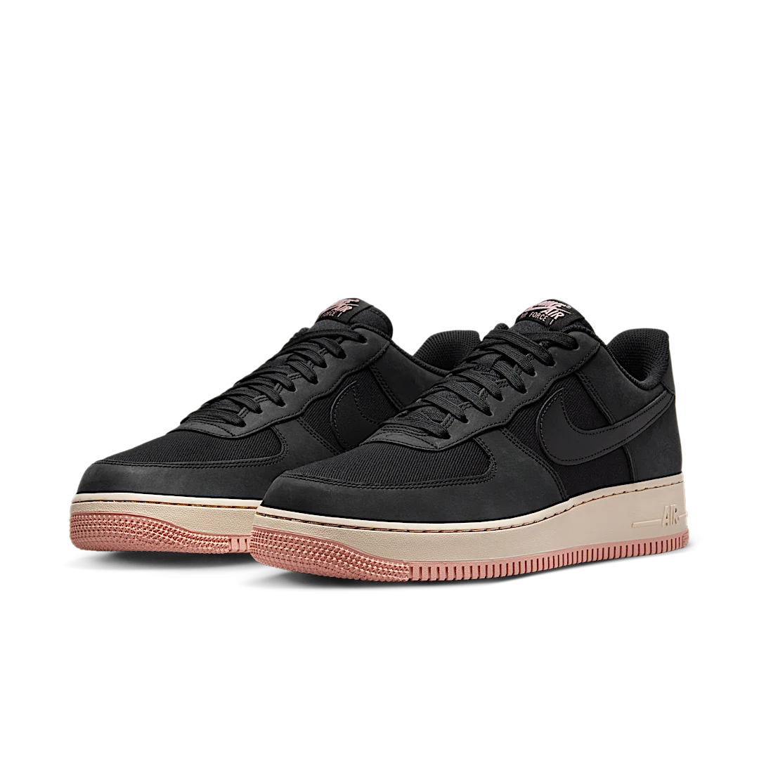 Nike Air Force 1 Low '07 LX Black Red Stardust, Black/Red Stardust/Sanddrift/Black (FB8876-001)