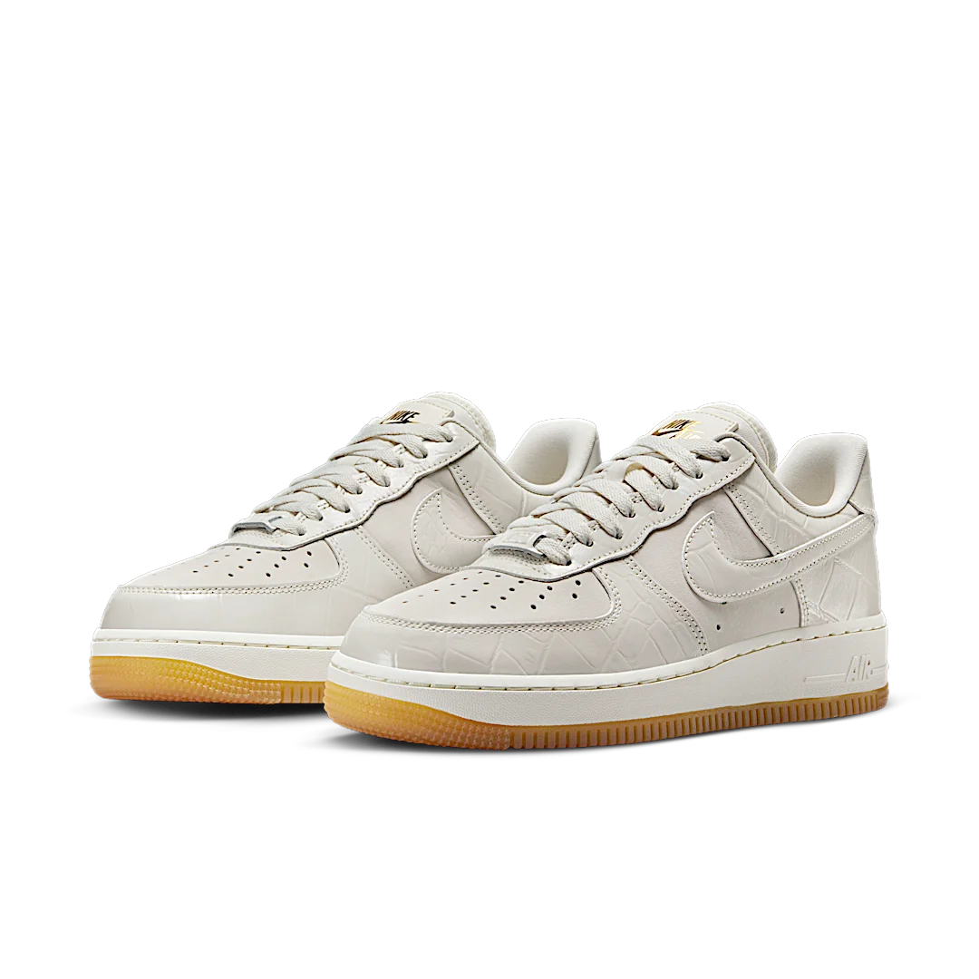 Nike Air Force 1 Low '07 Phantom Croc, Phantom/Phantom-Sail-Gum Light Brown (DZ2708-001)