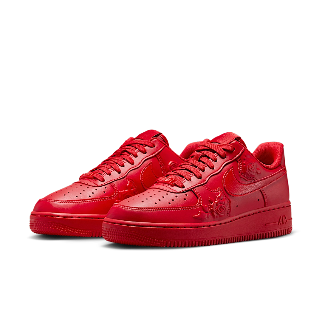 Nike Air Force 1 Low '07 Red Roses, University Red/University Red/Black/University Red (HF2016-600)