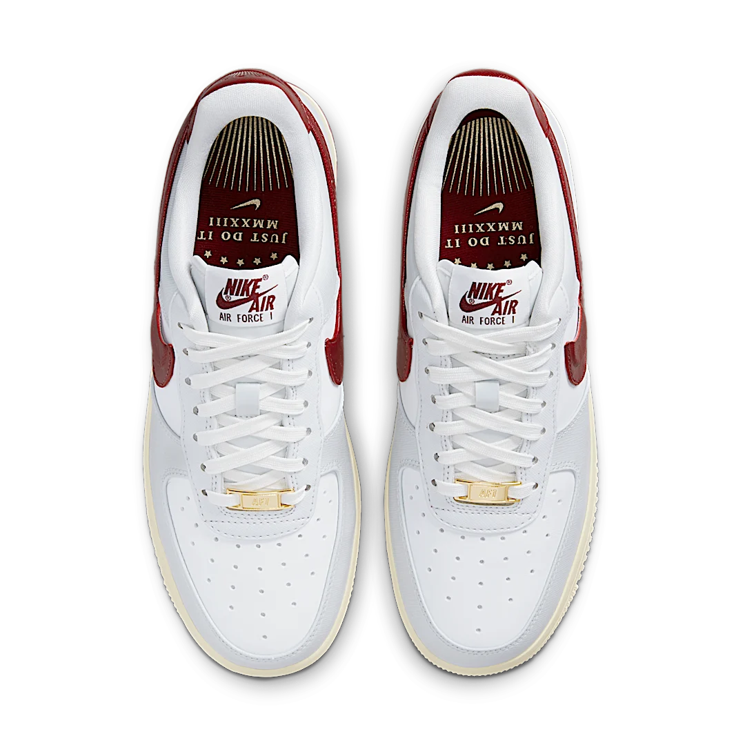 Nike Air Force 1 Low '07 SE Just Do It Photon Dust Team Red, Photon Dust/Team Red/Summit White/Muslin (DV7584-001)