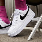 Nike Air Force 1 Low '07 White Black Pebbled Leather, White/Black (CT2302-100 / CT3839-100)