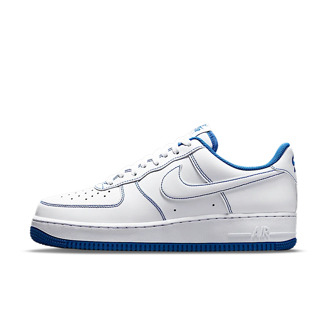 Nike Air Force 1 Low '07 White Game Royal, White/White-Game Royal (CV1724-101)