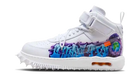 Nike Air Force 1 Mid Off-White Graffiti White, White/Clear-White (DR0500-100)