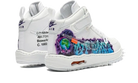 Nike Air Force 1 Mid Off-White Graffiti White, White/Clear-White (DR0500-100)