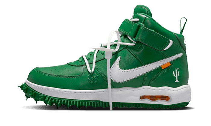 Nike Air Force 1 Mid Off-White Pine Green, Pine Green/White-White (DR0500-300)