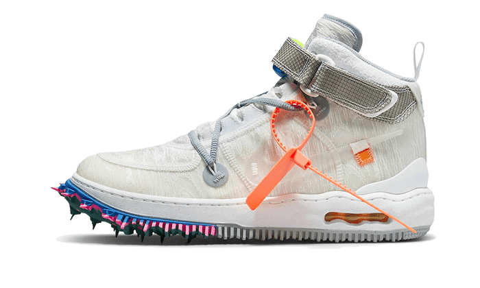 Nike Air Force 1 Mid Off-White White, White/Clear White (DO6290-100)