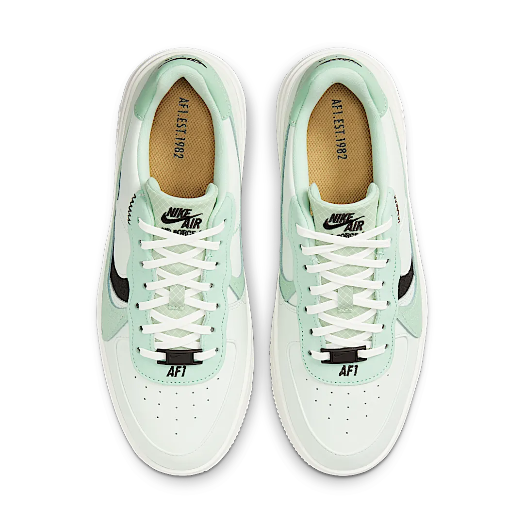 Nike Air Force 1 PLT.AF.ORM Barely Green, Barely Green/Velvet Brown/Mint Foam/Enamel Green (DX3730-300)