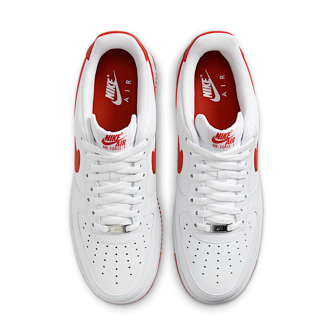 Nike Air Force 1 '07 Dragon Red, White/White/Dragon Red (FJ4146-106)