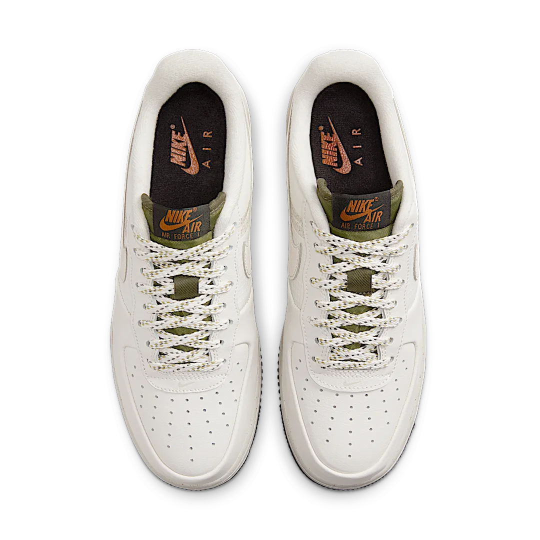 Nike Air Force 1 '07 LV8 Cargo Khaki Dark Russet, Phantom/Cargo Khaki/Dark Russet/Phantom (FB8877-001)