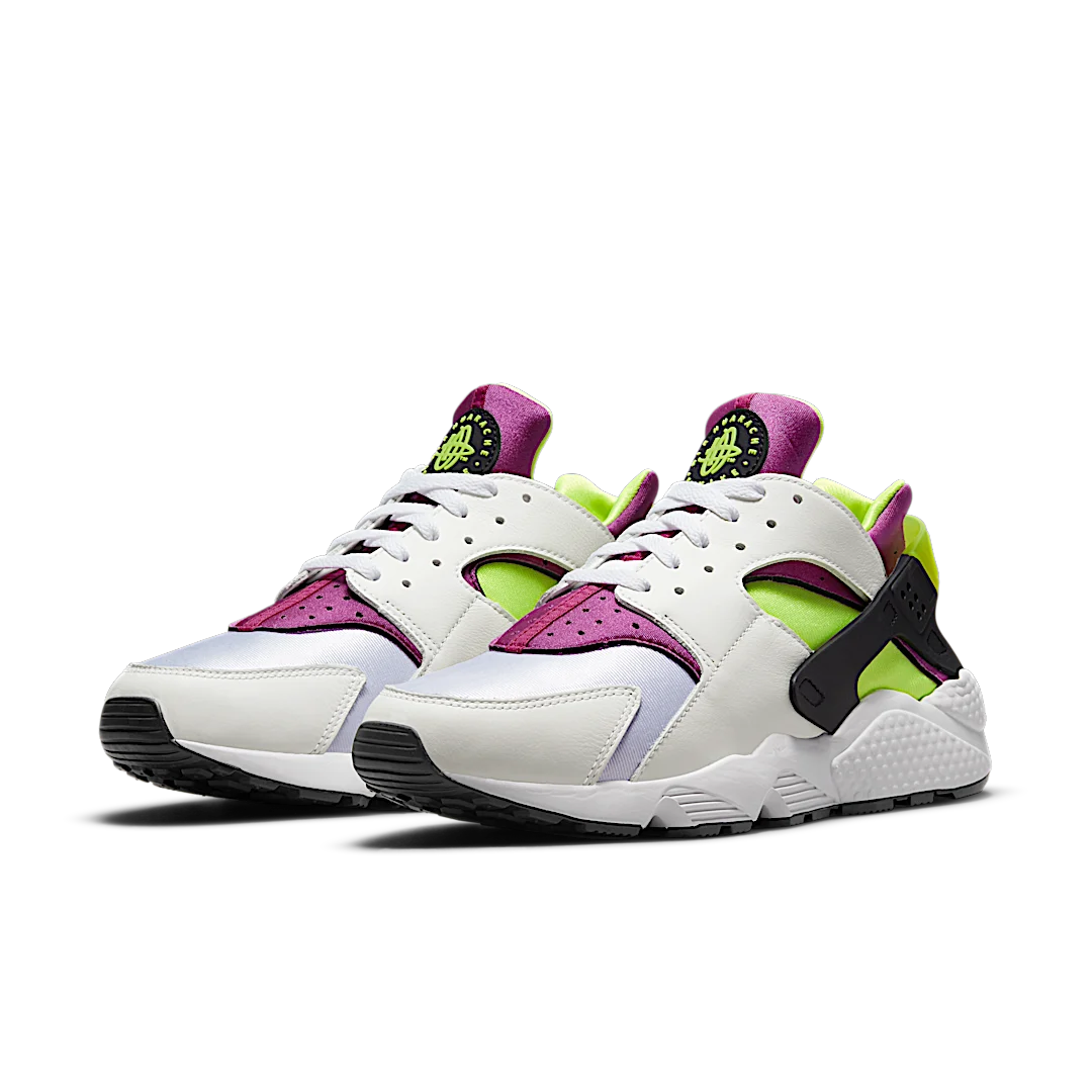Nike Air Huarache Run Neon Yellow Magenta (2021)