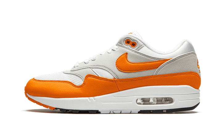 Nike Air Max 1 Anniversary Orange (2020), White/Magma Orange-Neutral Grey-Black (DC1454-101)