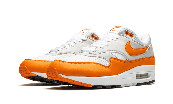 Nike Air Max 1 Anniversary Orange (2020), White/Magma Orange-Neutral Grey-Black (DC1454-101)