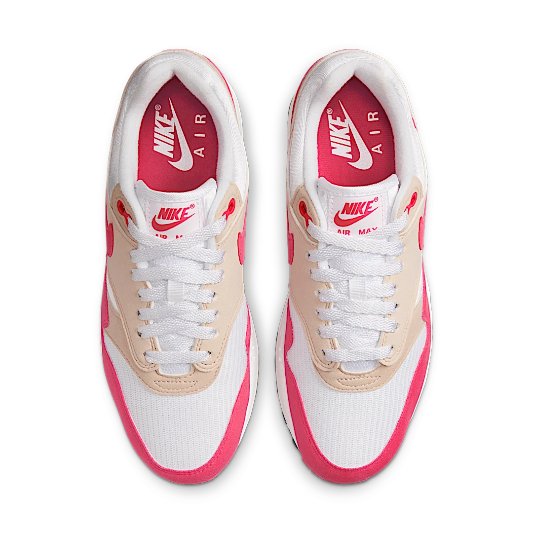 Nike Air Max 1 Aster Pink, White/Aster Pink-Light Orewood Brown-Black (DZ2628-110)