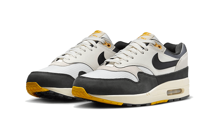 Nike Air Max 1 Athletic Department Light Bone University Gold, White/Black Forest-Neutral Grey-Varsity Maize (FN7487-133)